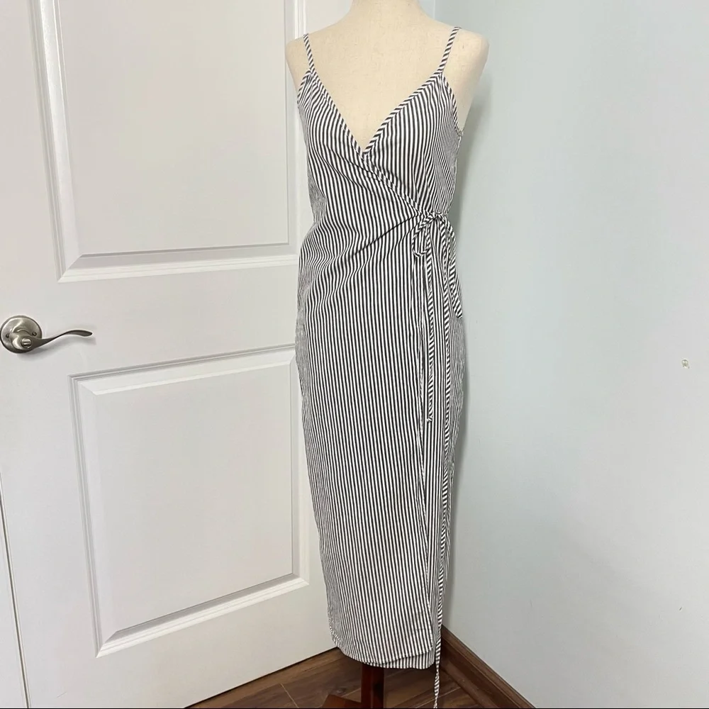 WAIF Striped Wrap Up Dress size S - Picture 5 of 11